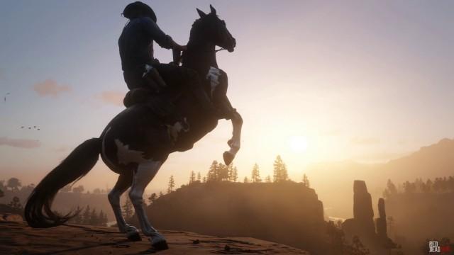 Arthur Morgan at sunset