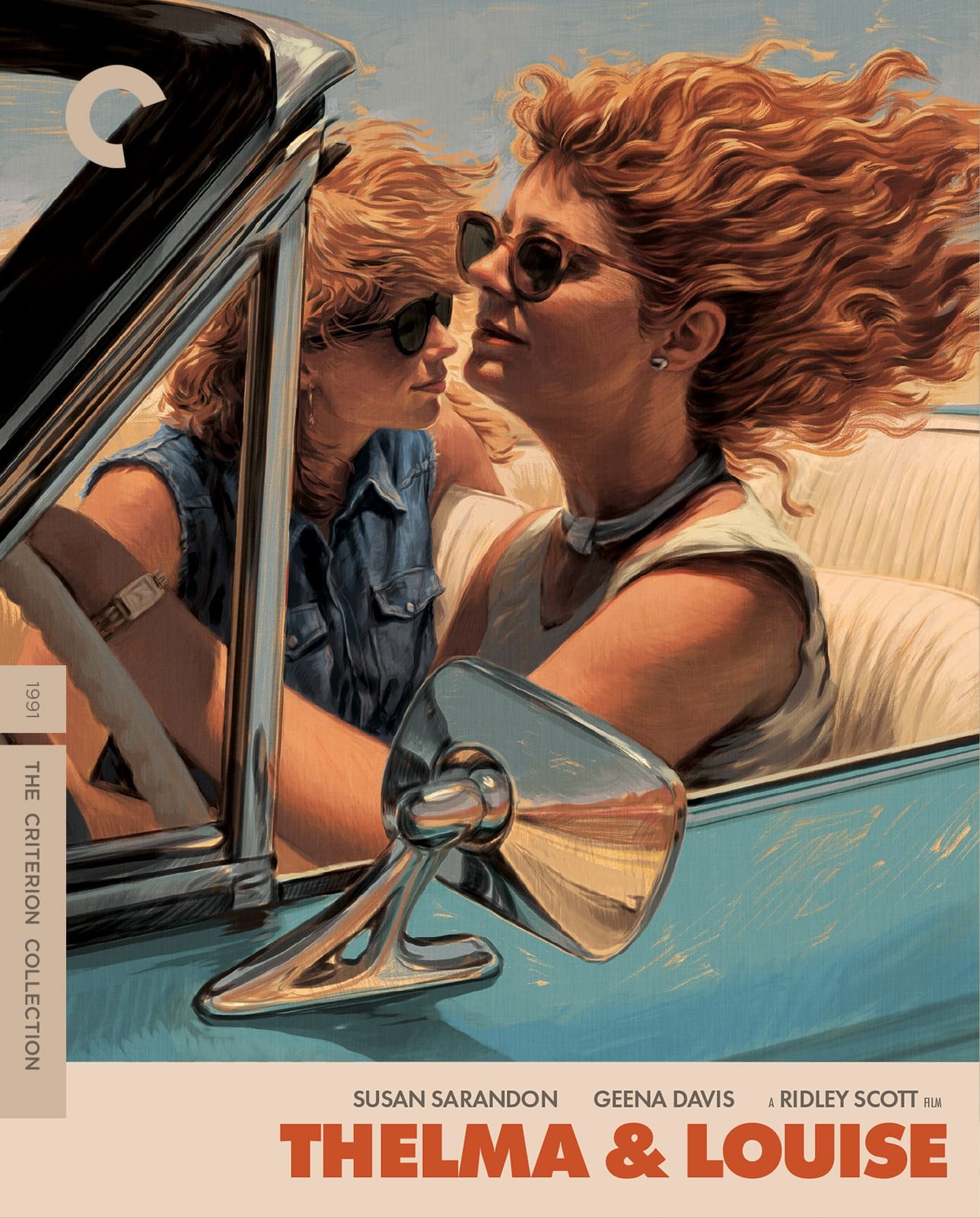 Thelma and Louise driving scene